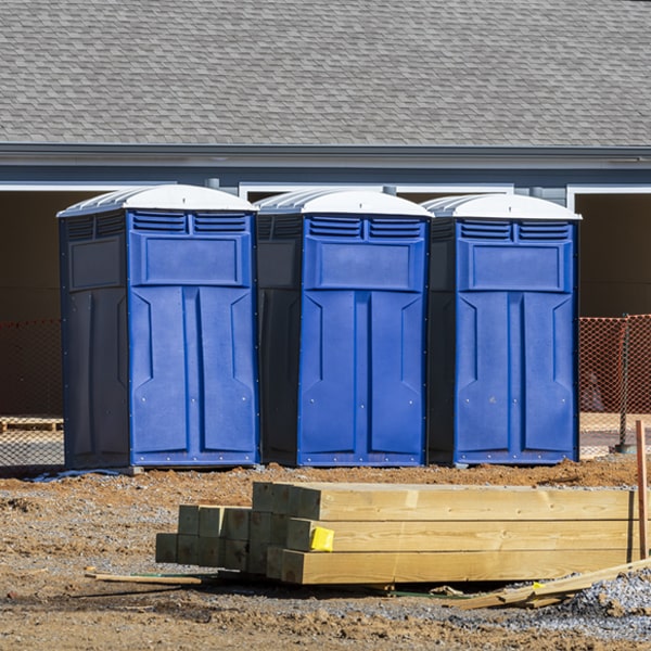 what is the expected delivery and pickup timeframe for the portable restrooms in Easttown PA